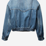 GIACCA IN DENIM DI COTONE 1023603 1A179212DC50 VERSACE 