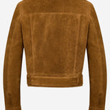 GIACCA CORTA IN SUEDE 860867 YC2AY2104 SAINT LAURENT 