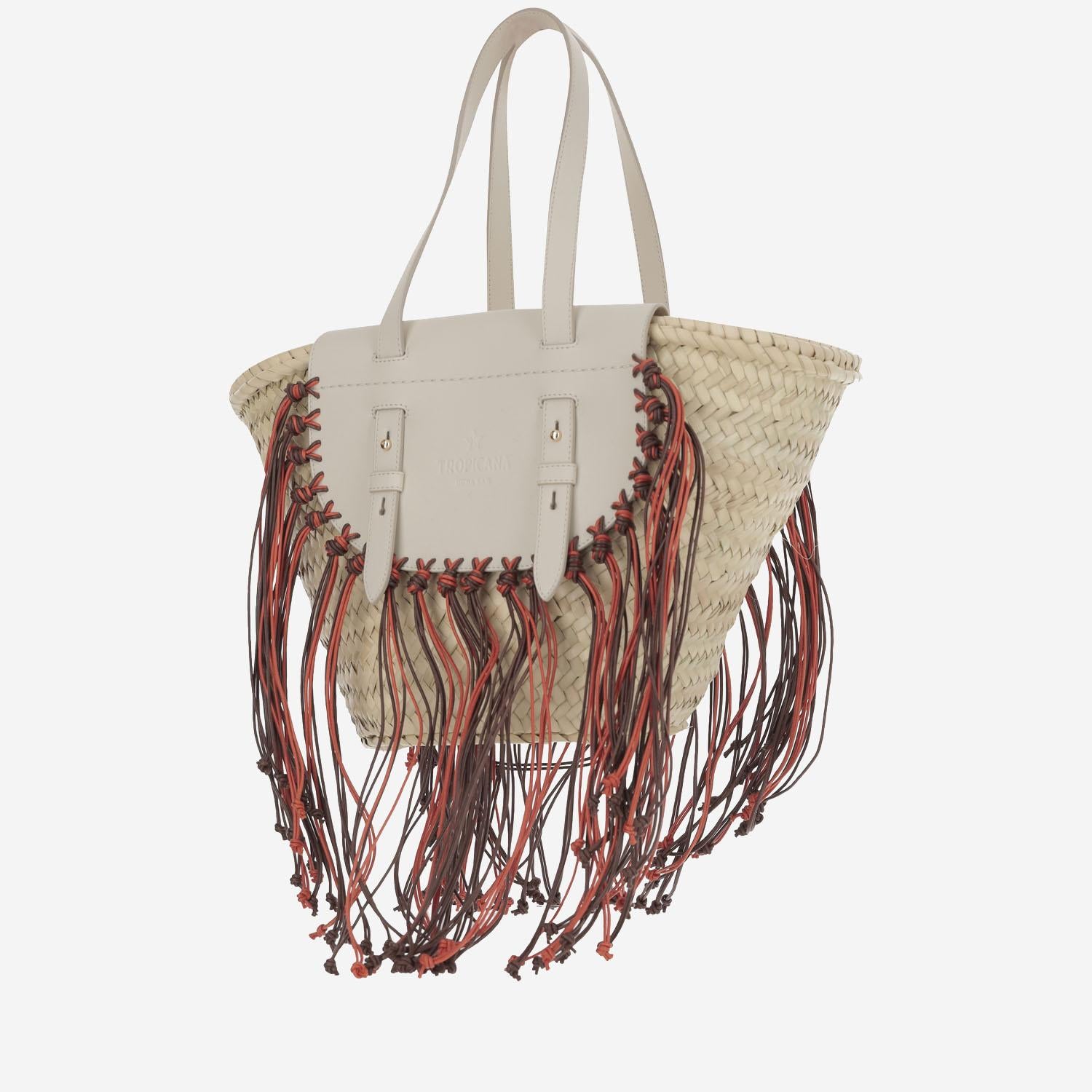 BORSA TROPICANA - KENIA GRANDE TROPICANA OFFWHITE CUBA LAB 