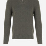 MAGLIONE LINTON IN LANA LINTON PWI2501VERDE TAGLIATORE 