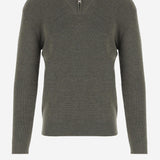 MAGLIONE LINTON IN LANA LINTON PWI2501VERDE TAGLIATORE 