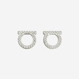 Orecchini Gancini Crystals 760122 002 SALVATORE FERRAGAMO 