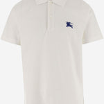 POLO IN COTONE CON LOGO 8084934 SALT BURBERRY 