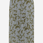GONNA IN SETA STAMPATA 010800 1163606 DRIES VAN NOTEN 