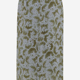 GONNA IN SETA STAMPATA 010800 1163606 DRIES VAN NOTEN 