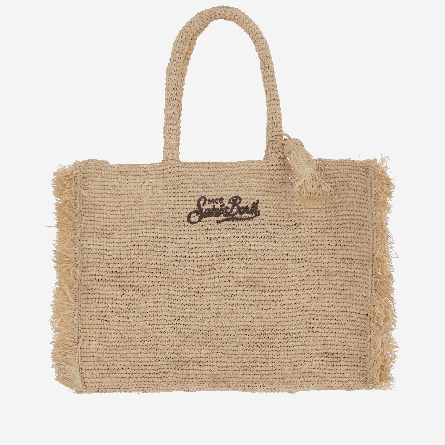 BORSA IN RAFIA CON LOGO VANI044 00261L MC2 SAINT BARTH 