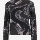 MAGLIA IN LANA STAMPA ORCHIDEE 5UKM73 5U960070 EMILIO PUCCI 