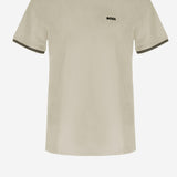 T-SHIRT IN COTONE STRETCH CON LOGO 50521245 275 HUGO BOSS 