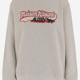 FELPA IN COTONE AUTRY X MAISON KITSUNE SWPXMK1M MELANGE AUTRY 