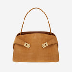 BORSA A SPALLA HUG SOFT IN SUEDE 219816 033 SALVATORE FERRAGAMO 