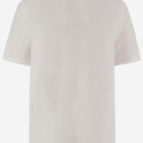 T-SHIRT IN COTONE CON LOGO J02GC0142 J20103102 JIL SANDER 
