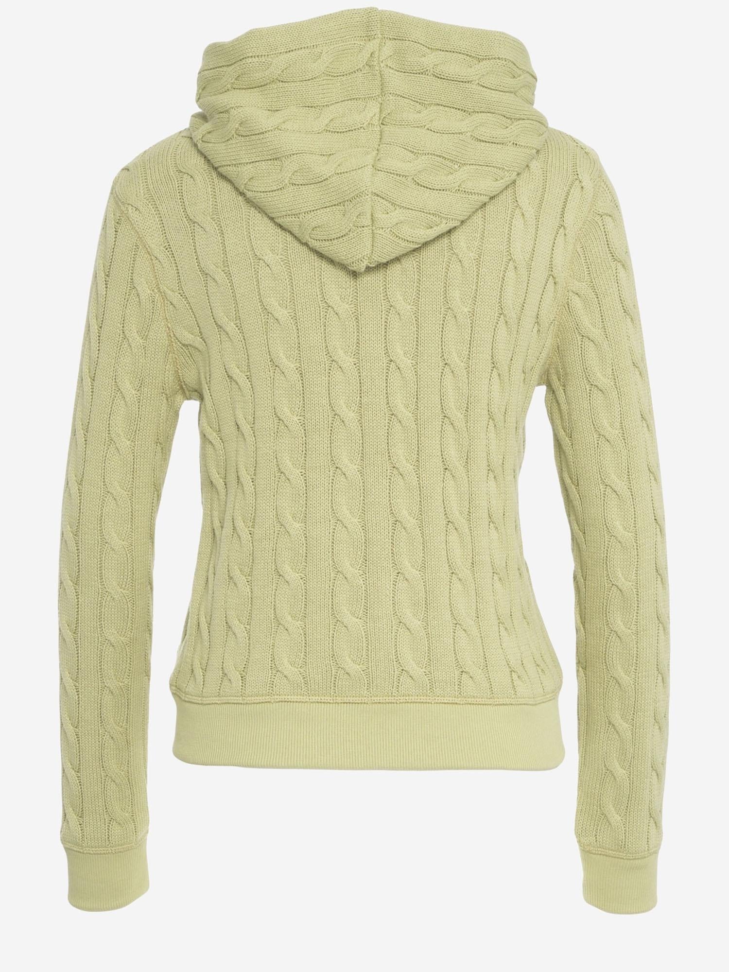 FELPA IN COTONE CON LAVORAZIONE A TRECCE 211959124 501 POLO RALPH LAUREN 