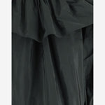 TOP IN SETA CON SCOLLO A BALZE 871287 Y1I023004 SAINT LAURENT 