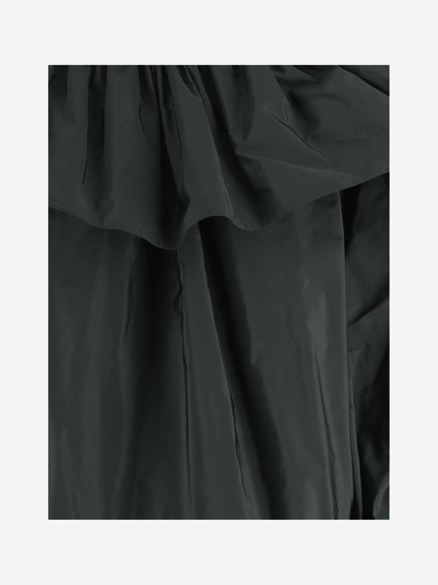 TOP IN SETA CON SCOLLO A BALZE 871287 Y1I023004 SAINT LAURENT 