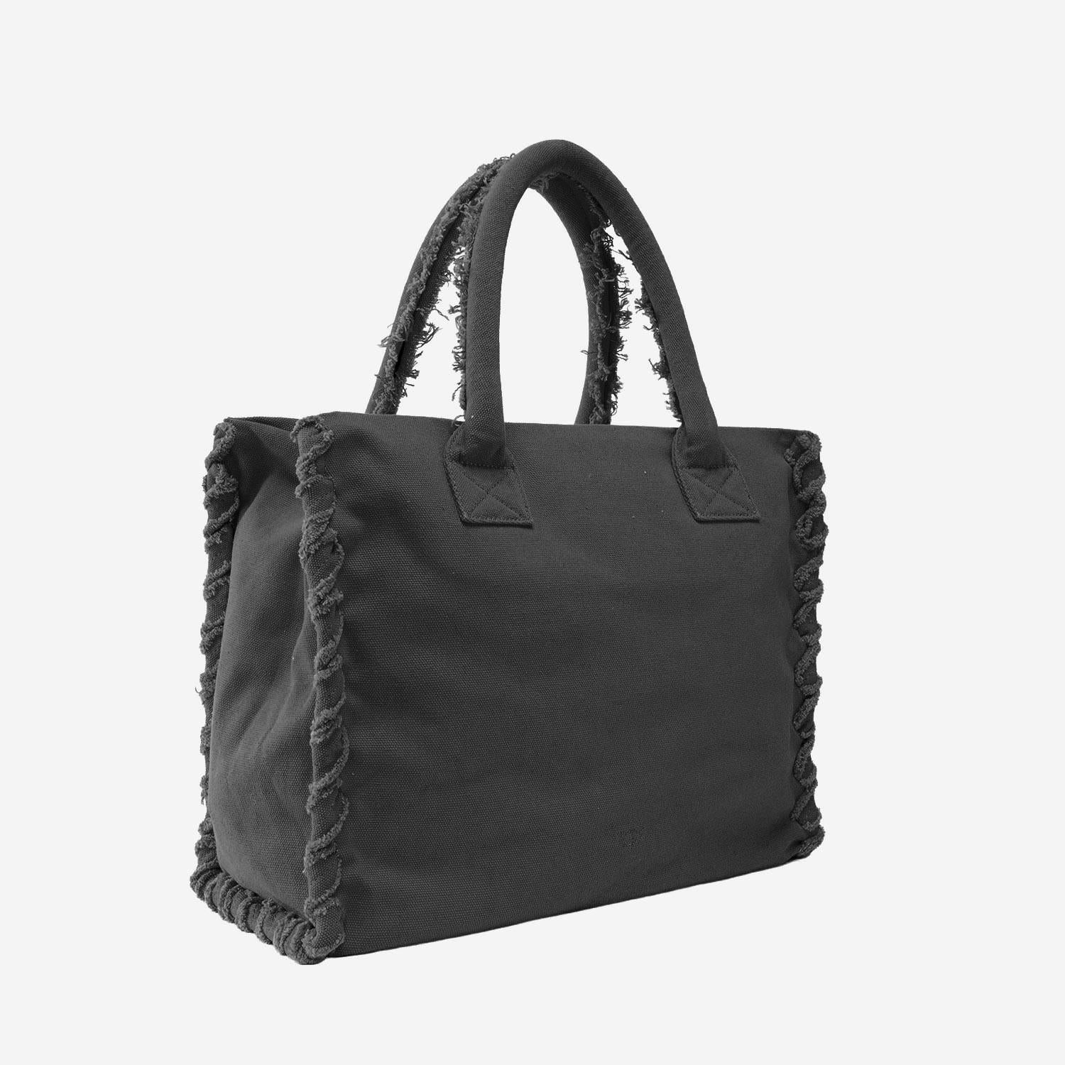 BORSA SHOPPER IN COTONE CON LOGO 106673 A3A4Z99 PINKO 