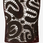 Top in crochet geometrico 106438 A354M05 PINKO 