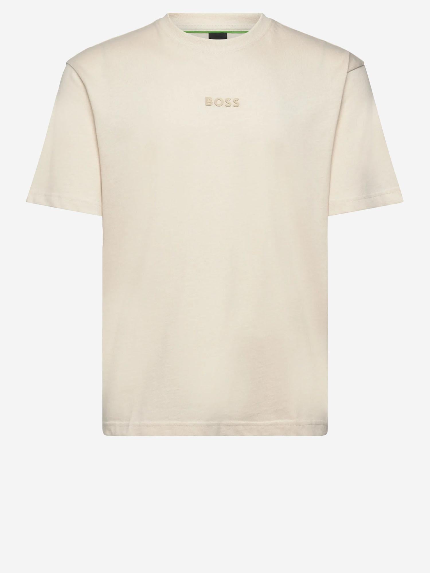 T-SHIRT IN COTONE CON LOGO 50519368 272 HUGO BOSS 