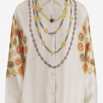 CAMICIA IN TWILL DI SETA CON STAMPA 1024221 1A180075K920 VERSACE 