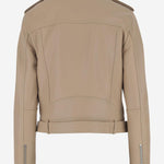 GIACCA BIKER IN PELLE 103897 A21LD42 PINKO 