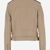 GIACCA BIKER IN PELLE 103897 A21LD42 PINKO 