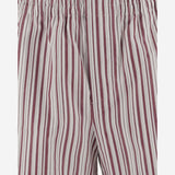 PANTALONI CORTI IN COTONE CON MOTIVO A RIGHE 810783 Z7AR09081 GUCCI 