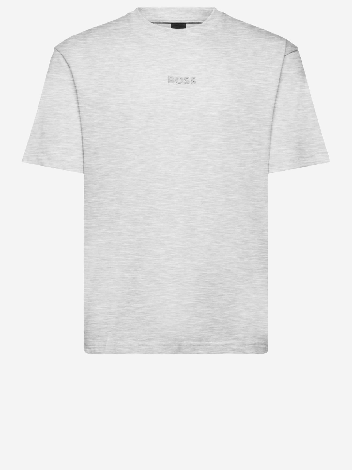 T-SHIRT IN COTONE CON LOGO 50519368 046 HUGO BOSS 