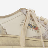 SNEAKERS MEDALIST LOW SUPER VINTAGE AVLWMT10 METALLEATSILVPLAT AUTRY 