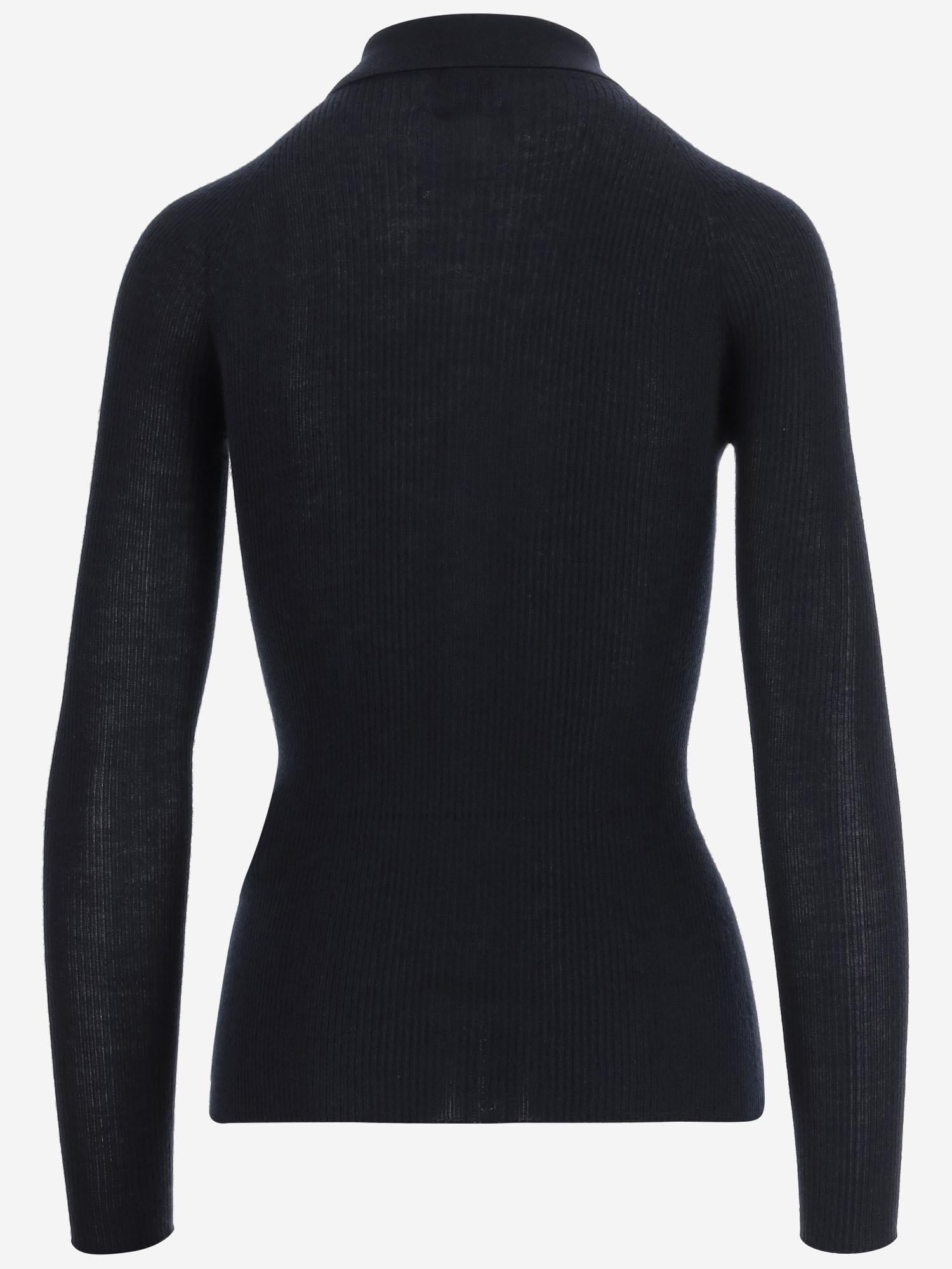 POLO IN MAGLIA IN CASHMERE E SETA S26614 0350 SASUPHI 