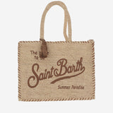 BORSA IN RAFIA CON LOGO VANI013 00435L MC2 SAINT BARTH 