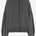CARDIGAN IN CASHMERE CON COLLO ALTO 18046645 271 KHAITE 