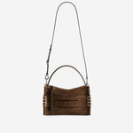 BORSA PICCOLA LOAFER IN PELLE SCAMOSCIATA CON LOGO HB0762 LA0364600 JW ANDERSON 