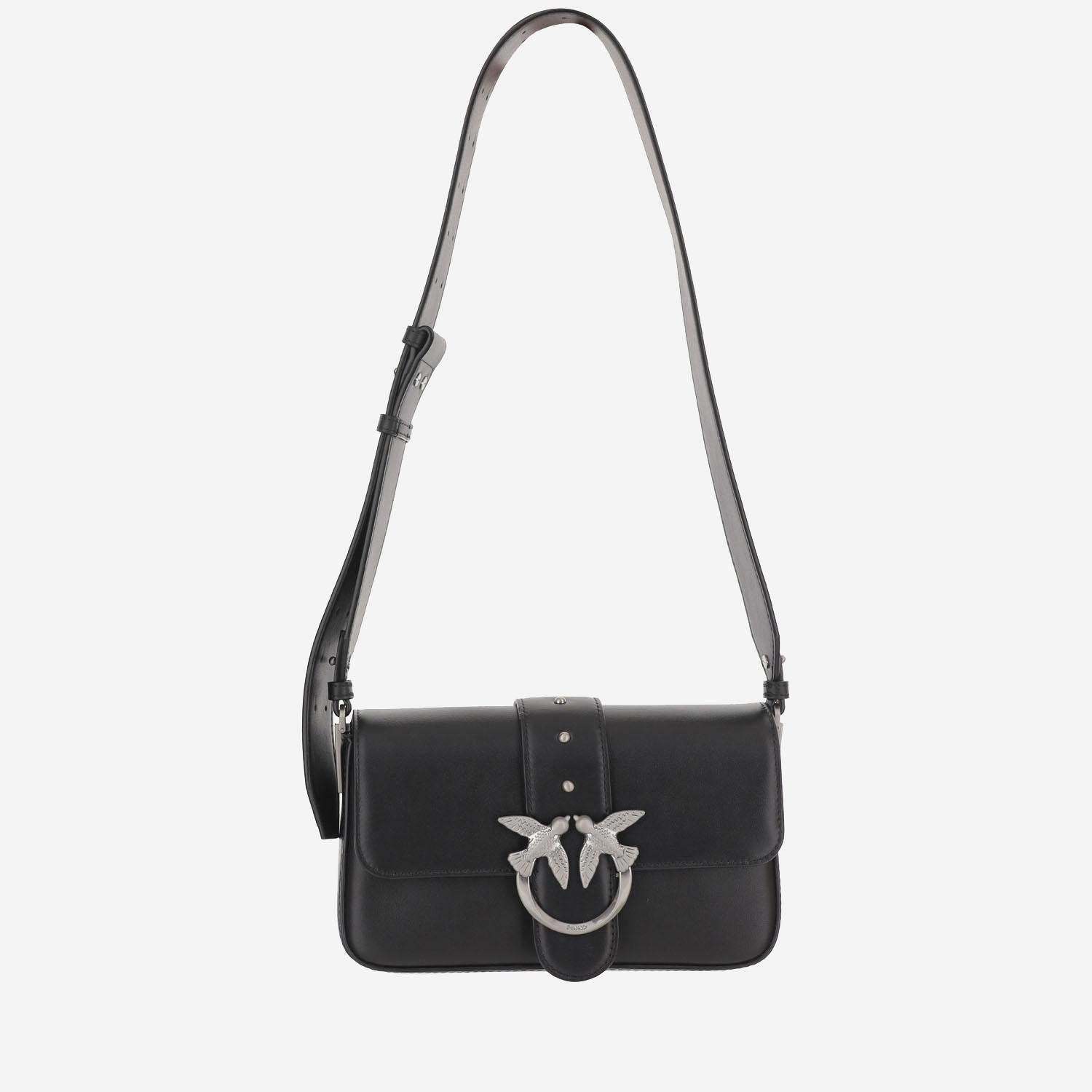 BORSA LOVE ONE MINI IN PELLE 104340 A0QOZ99E PINKO 