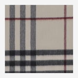 SCIARPA IN CASHMERE CHECK 8077884 STONE BURBERRY 