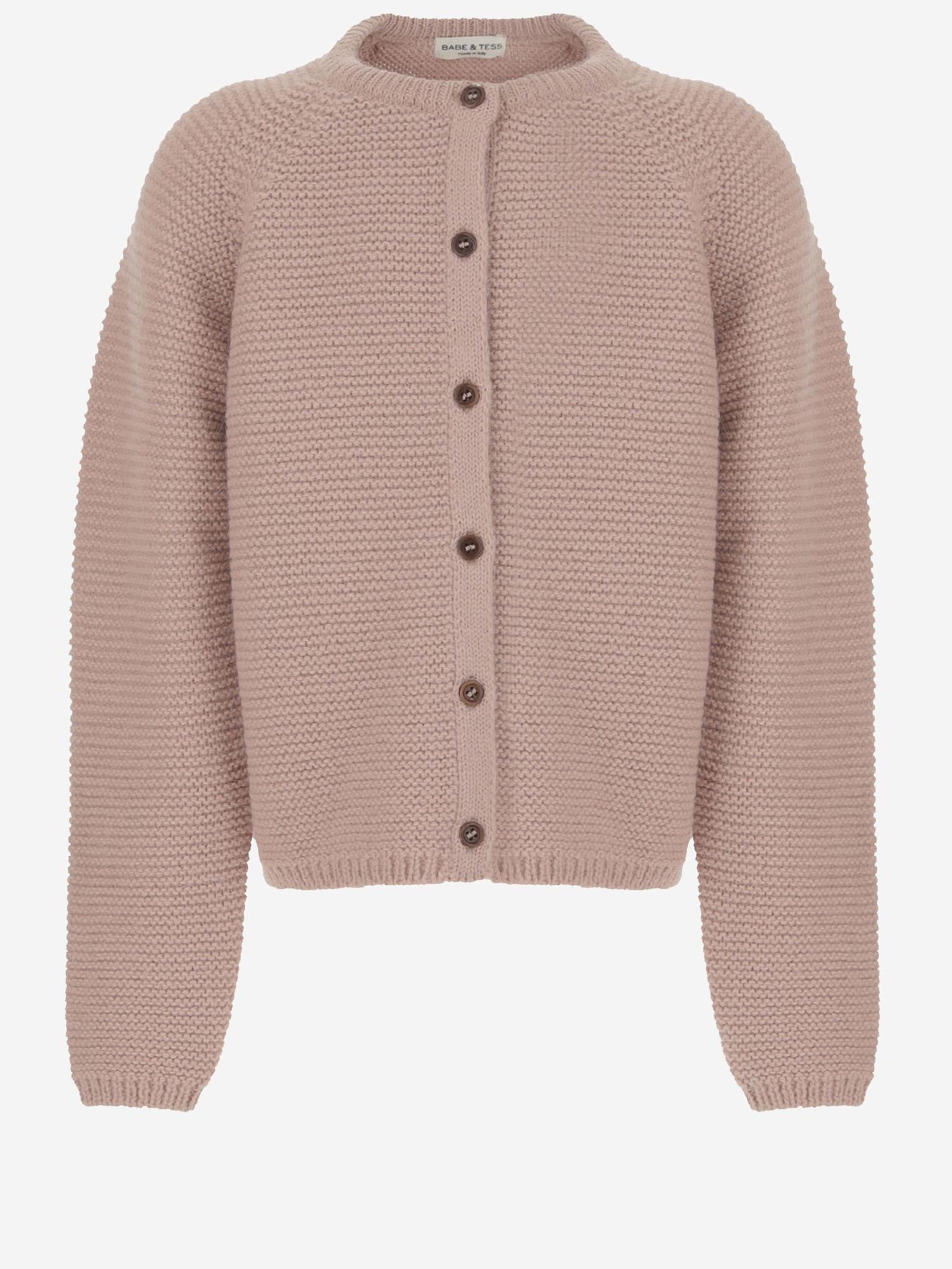 CARDIGAN IN MISTO ALPACA 59548082 066 BABE & TESS KIDS 
