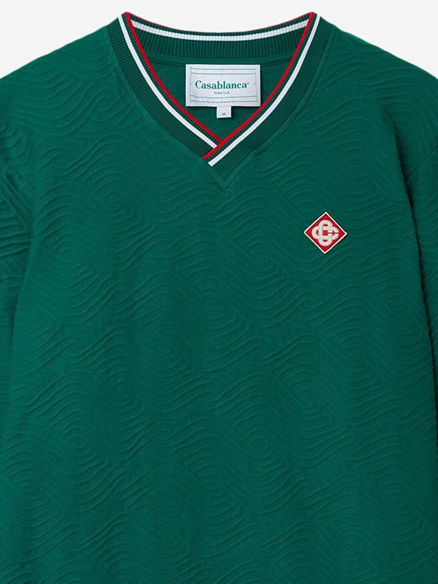 FELPA IN COTONE CON STAMPA LOGO UMF23JTP103 01 CASABLANCA 