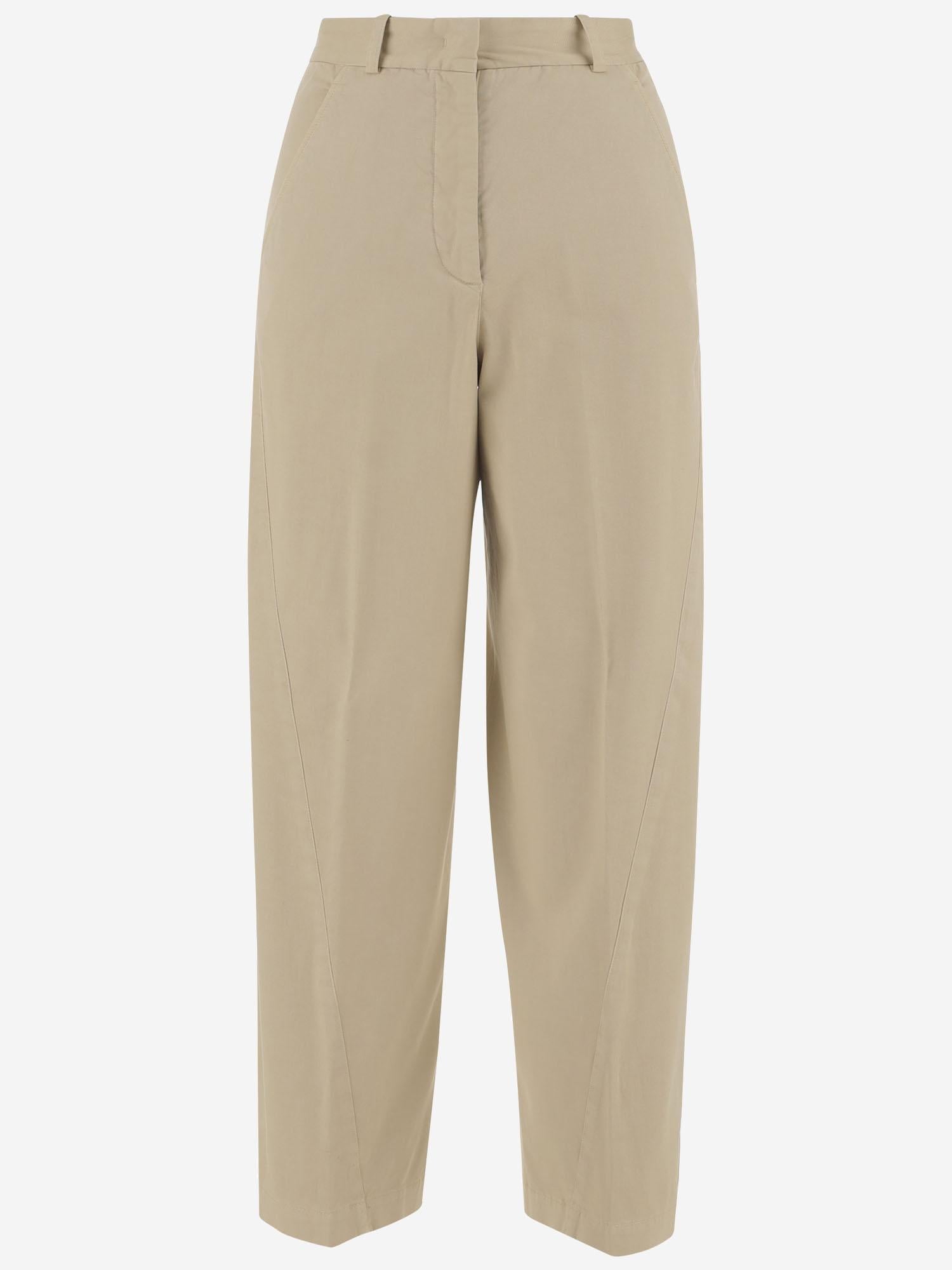 PANTALONI IN COTONE STRETCH SANDRA D 8810 QL2 