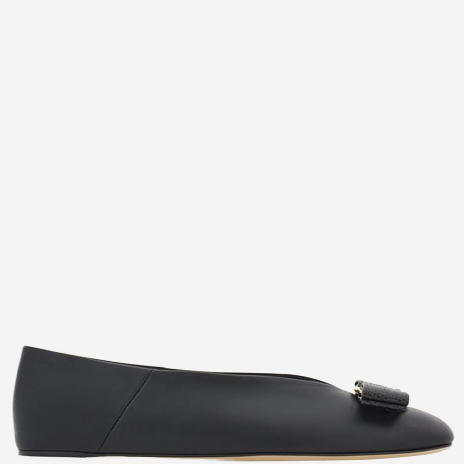 BALLERINE VANNA IN PELLE 01K221 001 SALVATORE FERRAGAMO 