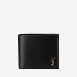 PORTAFOGLIO TINY CASSANDRE EAST/WEST IN PELLE LUCIDA 607727 02G0W1000 SAINT LAURENT 
