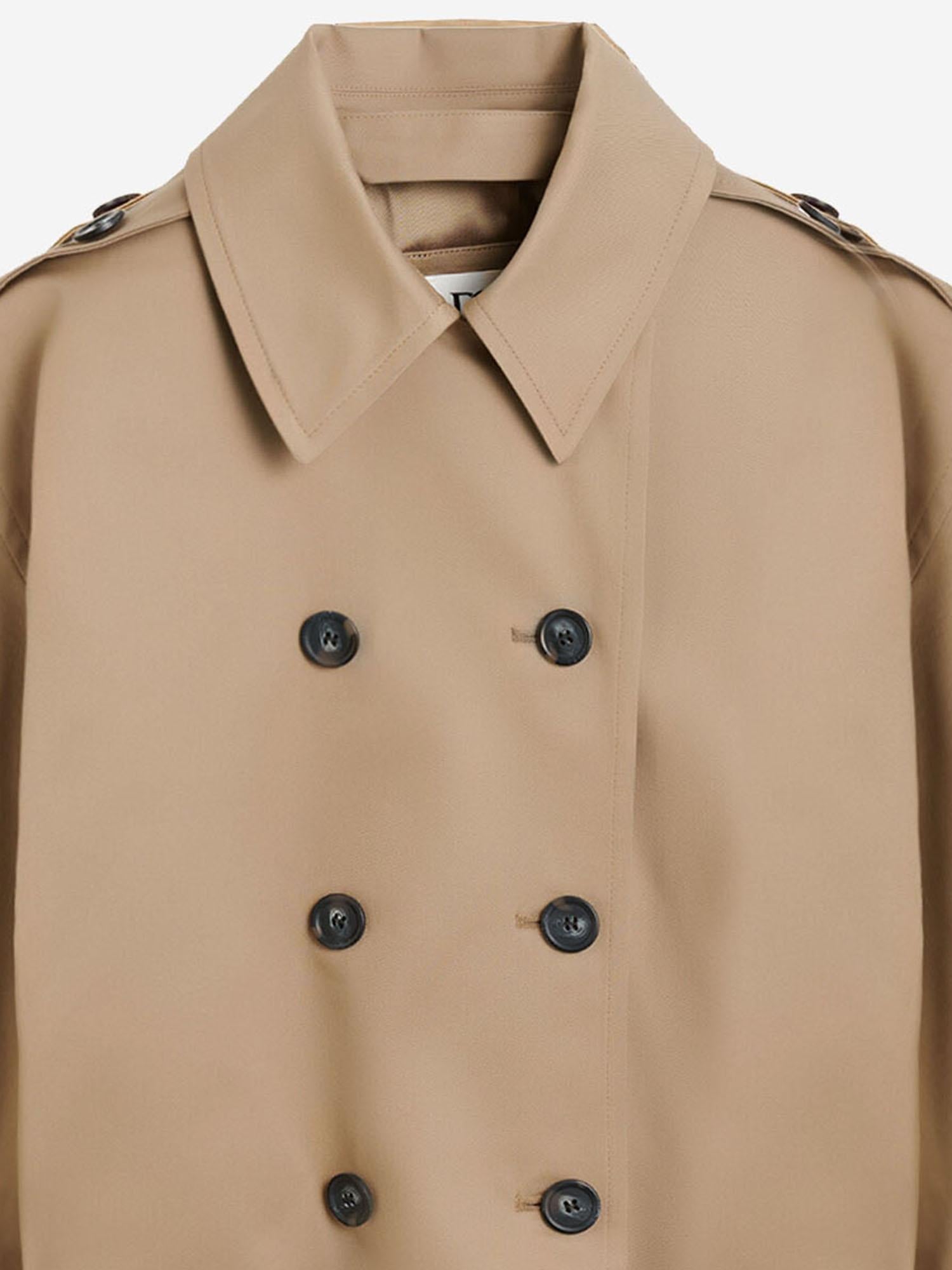 TRENCH CORTO ALISANDRA IN COTONE STRETCH 102484 1EC BY MALENE BIRGER 