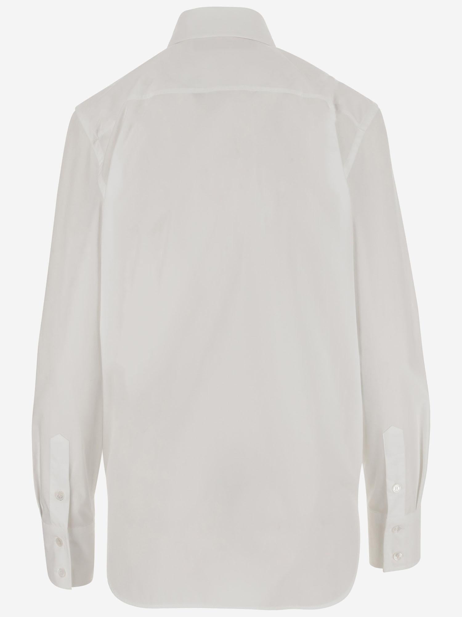 CAMICIA IN POPELINE DI COTONE 6B3AB7805A6 001 VALENTINO 