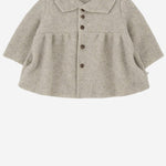 CAPPOTTO IN MISTO LANA 25W220 TORTORA 1+ IN THE FAMILY KIDS 