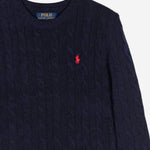 MAGLIONE A TRECCE IN LANA E CASHMERE 322877728 007 POLO RALPH LAUREN KIDS 