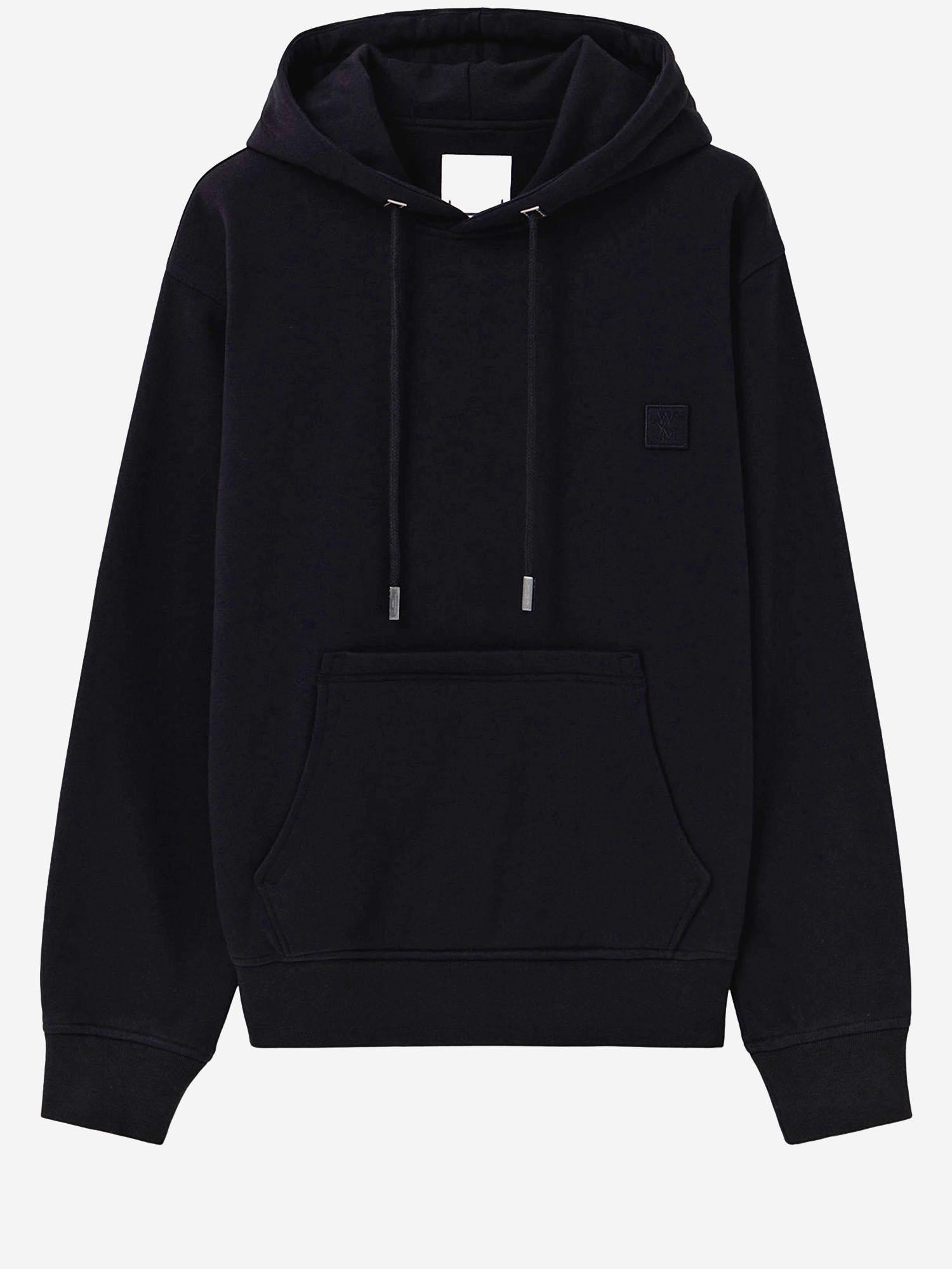 felpa con cappuccio in cotone W261TS36 741B WOOYOUNGMI 