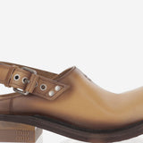 Sabot Foule in pelle 5R667E 5ODF0054 MIU MIU 