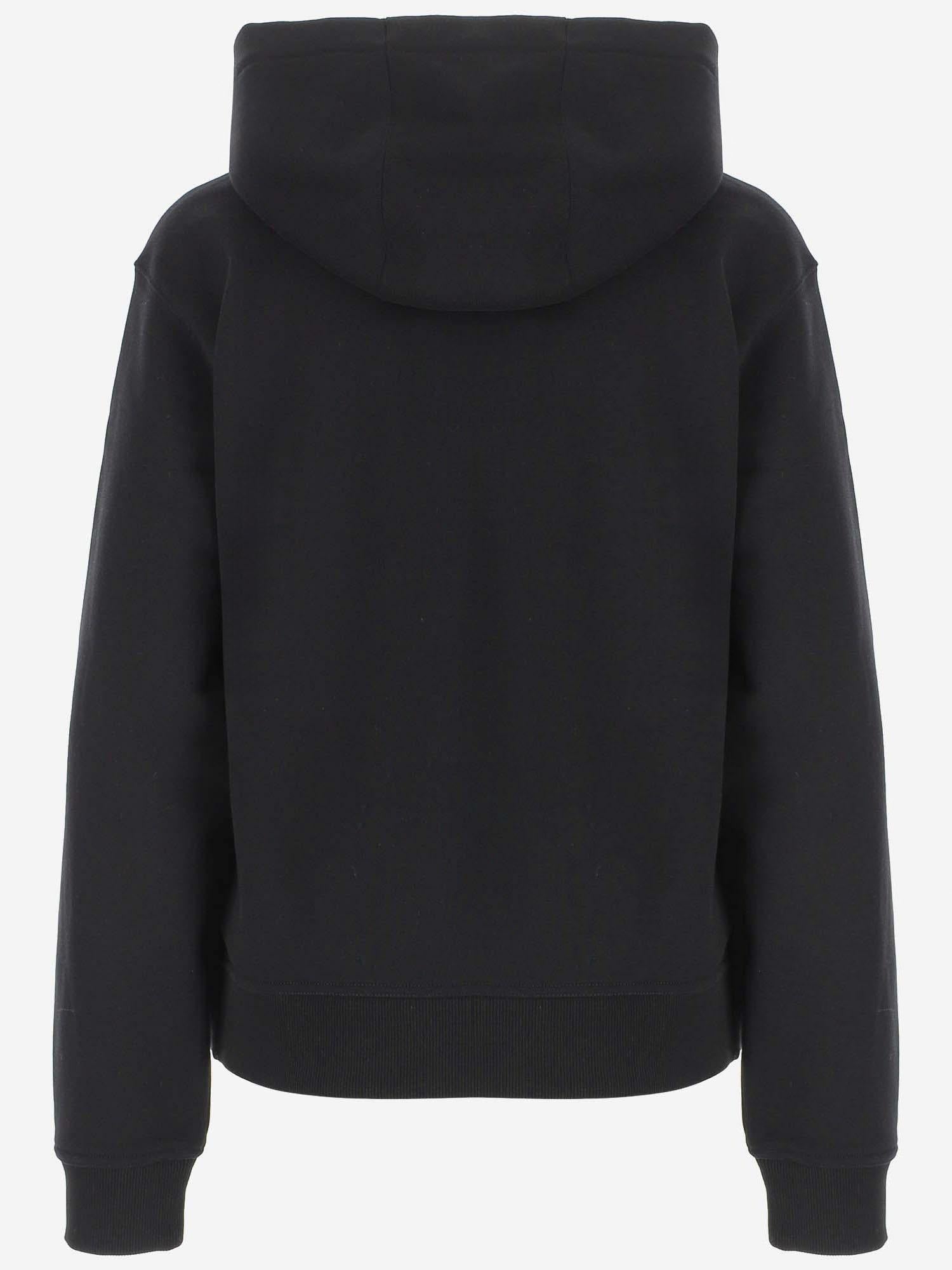 FELPA IN COTONE CON LOGO 8054386 BLACK BURBERRY 