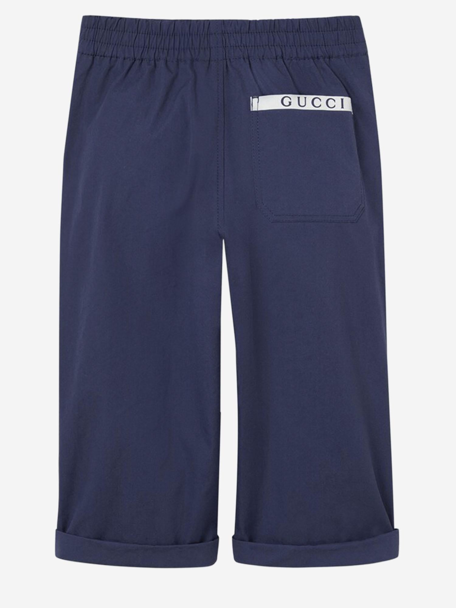 PANTALONI IN COTONE 824845 XWA3V4246 GUCCI KIDS 