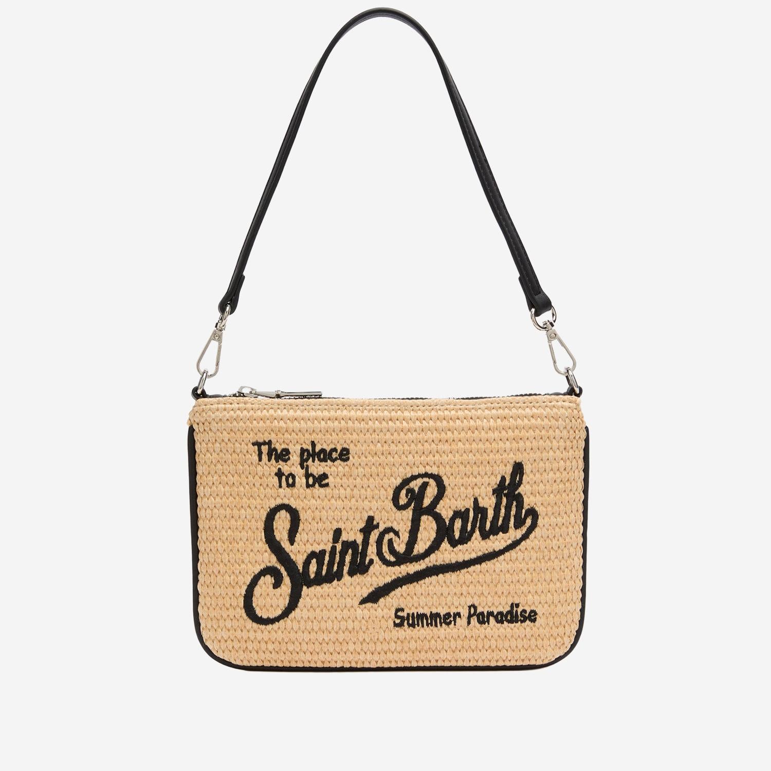 POCHETTE EFFETTO RAFiA CON TRACOLLA PARM002 00421L MC2 SAINT BARTH 