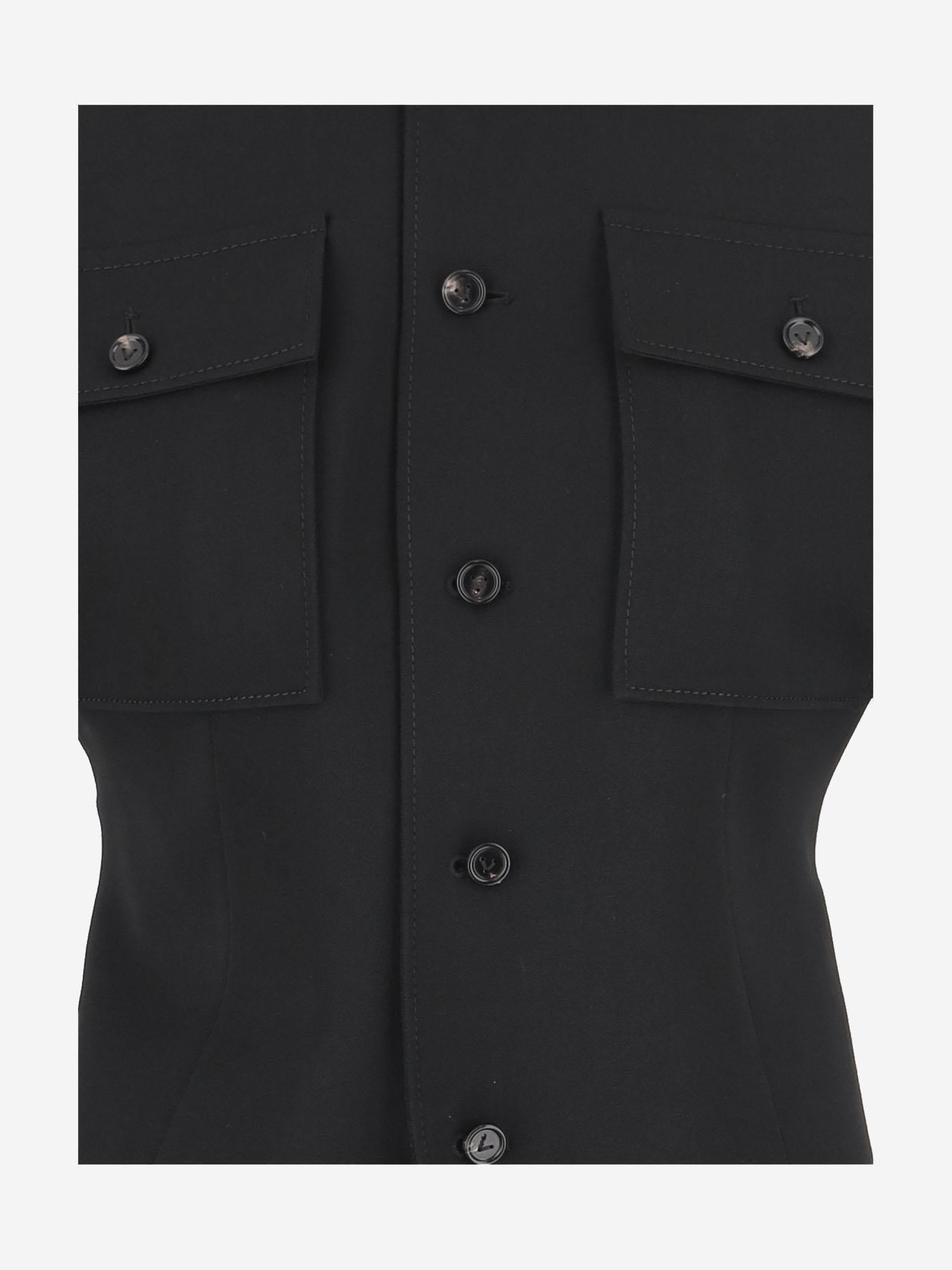 GIACCA IN LANA 837029 V4C201000 BOTTEGA VENETA 
