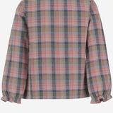 CAMICIA IN COTONE CON MOTIVO A QUADRI DIVA 12 NICOLETTA FANNA KIDS 