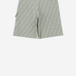 GONNA FF IN MISTO COTONE STRETCH JMF576 AVW1F1DS6 FENDI KIDS 